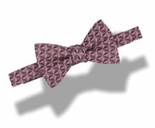  35 Alfani Men's Purple Market Geometric Pattern Pre-Tied Adjustable Bowtie