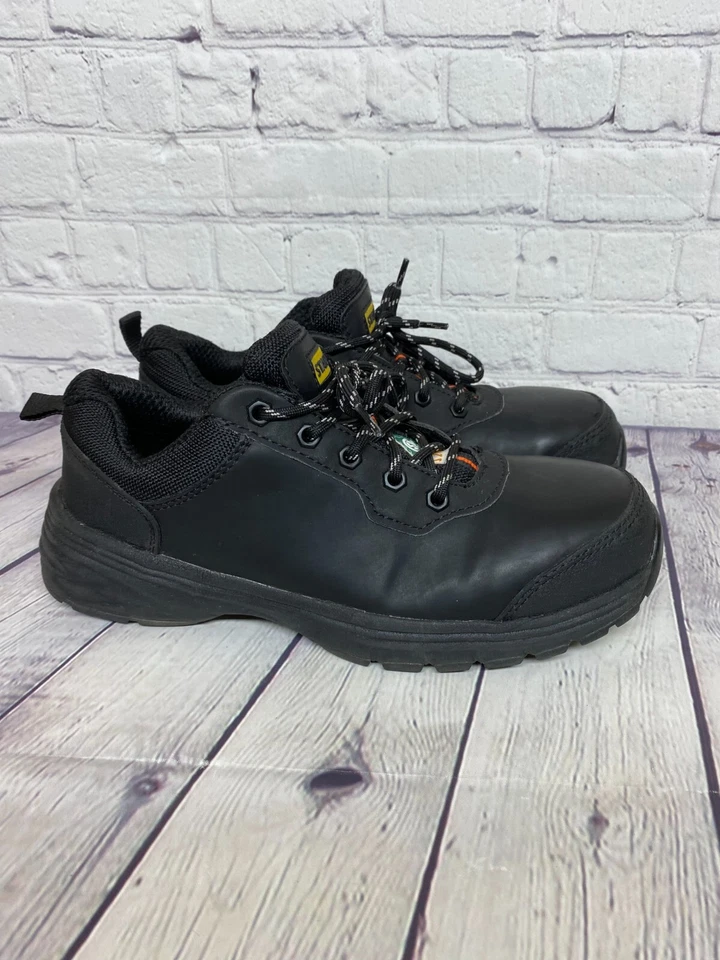 Stanley Steel Toe Safety Work Boots Men Size 8 Black 187-2540-8 Low Cut CSA Foto 4 de 4