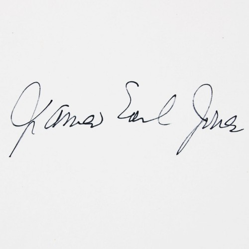 James Earl Jones Signed Index Card - COA JSA - Picture 2 of 3