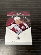 TJ Galiardi 2009-10 SP Game Used Edition Authentic Rookies 692/699 #112 RC