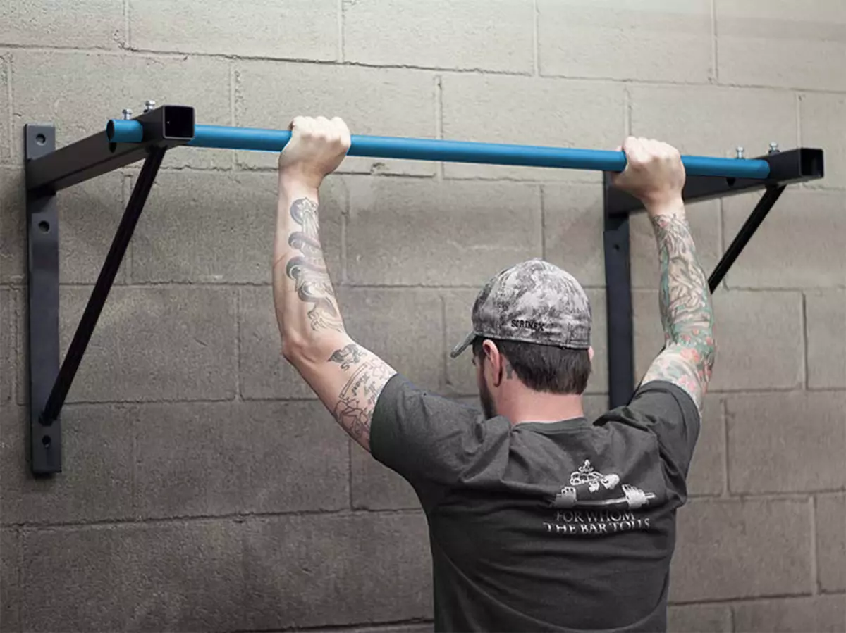 Barra de la Barbilla para Arriba Montaje en Pared Fija Pull Up BAR