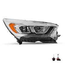 For 2017-2019 Ford Escape Passenger Halogen Headlight Lamp with LED DRL RH
