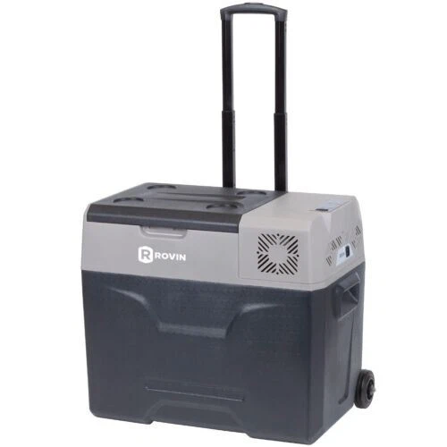 Rovin Portable Car Fridge Freezer 50L GH-2264 with Cover Wheels Handle - Picture 1 of 1