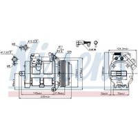 Kompressor Klimaanlage Klimakompressor FüR BMW X5 E53 Ford Transit Kasten