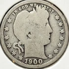 1900-P Barber Silver Quarter 25c Good Condition * Original Surfaces * 1900P