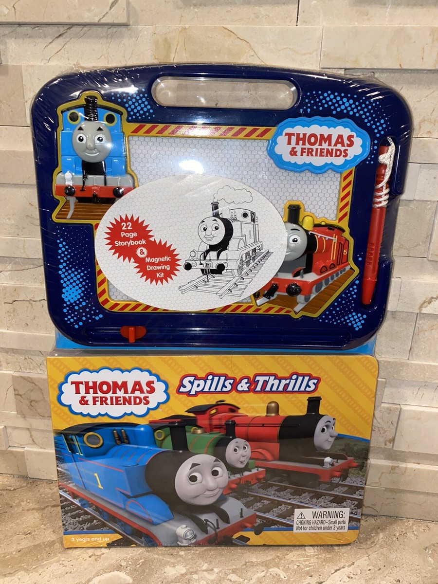 スマートトーマスページ Thomas & Friends Spills & Thrills 22 Page Storybook + Magnetic