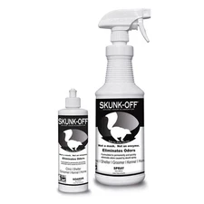SKUNK OFF ODOR REMOVER Not a Mask Safe & Effective Enzymes Remove Odors Pet Safe