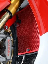 R&G Racing Red Aluminum Radiator Guard For 2014-2016 Honda CBR1000RR SP