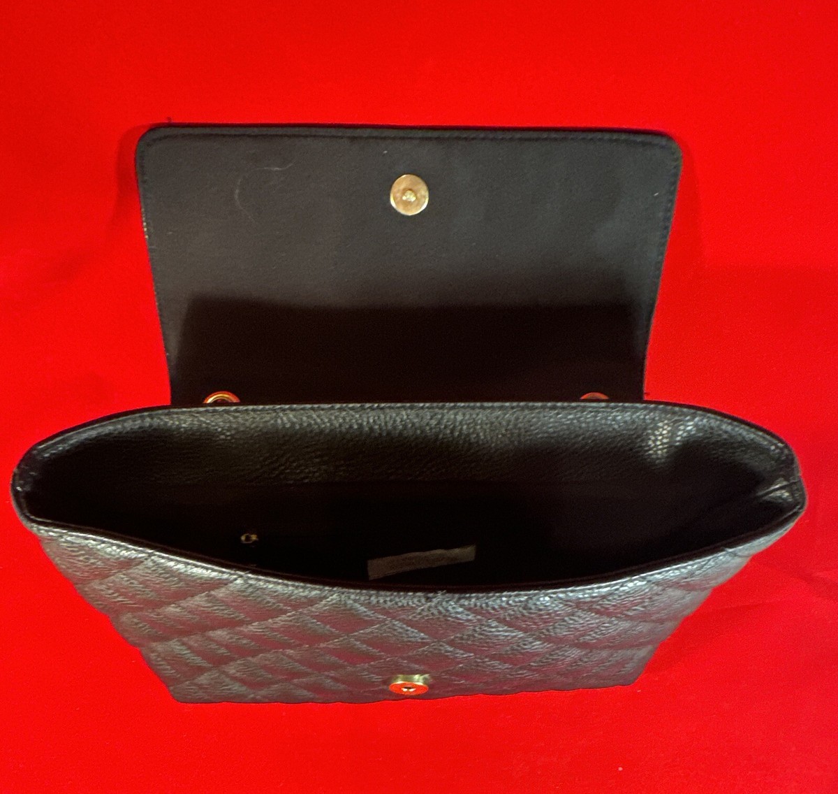 Black Kenneth Cole Handbag with Chain Details Reaction Kenneth Cole Chain Detail Handbags | Mercari main image 3