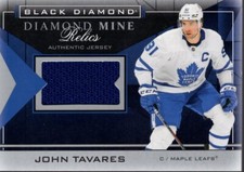 2021-22 Black Diamond Diamond Mine Relics #DMRJT John Tavares - NM-MT