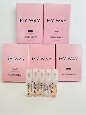 Giorgio Armani My Way Perfume Sample 5pcs (EDP, Floral, Intense