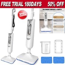 1500W All In 1 Steam Mop Floor Cleaner Carpet Washer Hand-held Steamer Upright