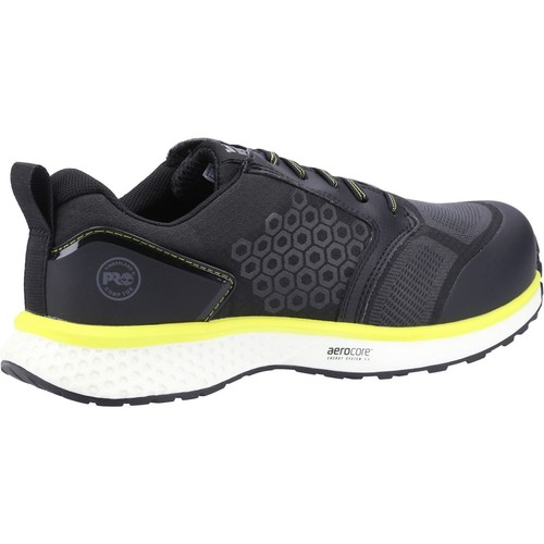 Timberland Pro Reaxion Black/Yellow Mens Synthetic + Textile Safety Trainers - Picture 2 of 4