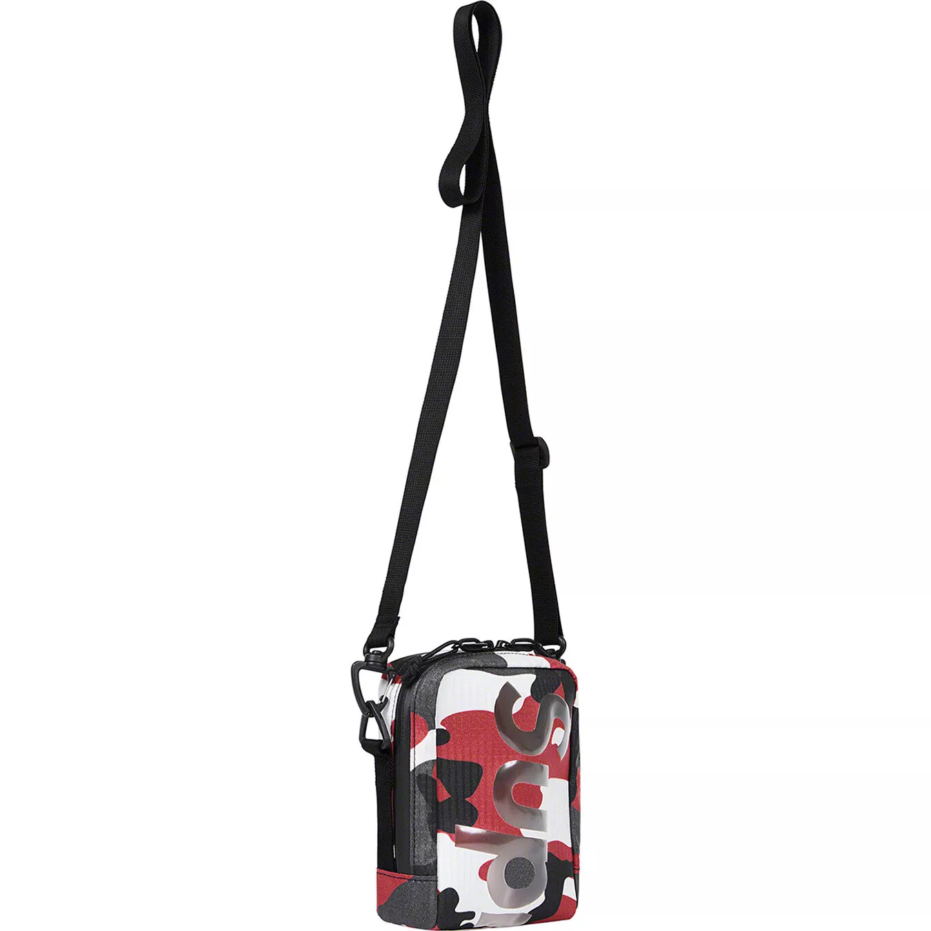 NEUF Sac à cou suprême camouflage rouge SS21 100 % authentique EN MAIN !