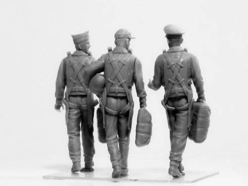 USAAF Pilots (1941-1945) (3 figures) ICM 32104 Plastic model kit Scale 1:32 - Picture 5 of 10