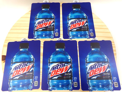 Dixie Narco Mtn Dew Voltage Vending Machine Labels 276E 501E HVV 20oz Lot of 5