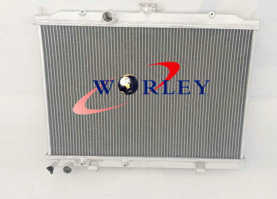 Radiador de alumínio para Nissan X-Trail T30 2.5 2002 2003 2004 2005 2006 2007 AT/MT - Imagem 3 de 4