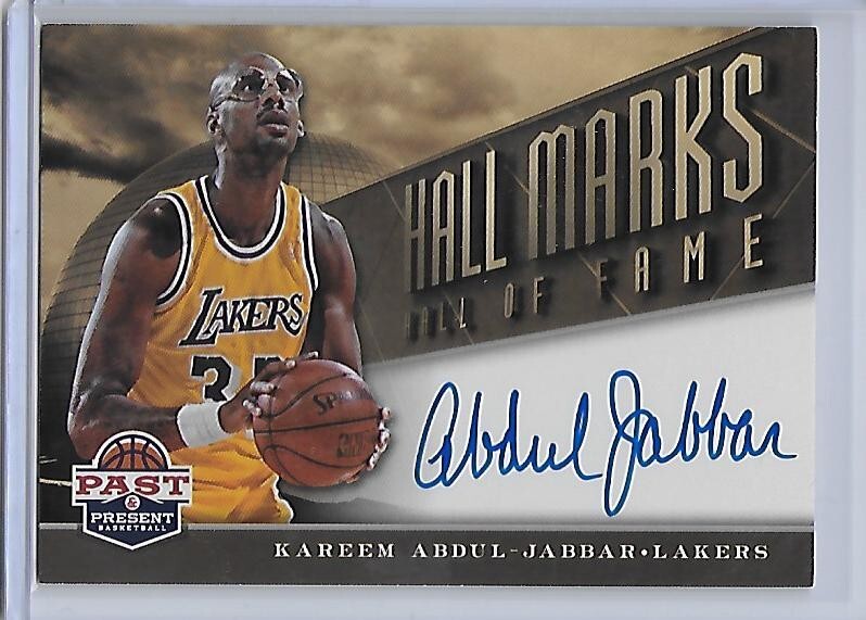 2013-145 Past & Present KAREEM ABDUL-JABBAR Hall Marks