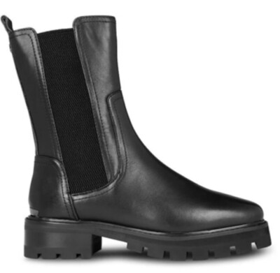 MODA IN PELLE Mode Innis schwarze Stiefel Größe 8 (41) Neu ORIGINAL UVP £ 130 #709