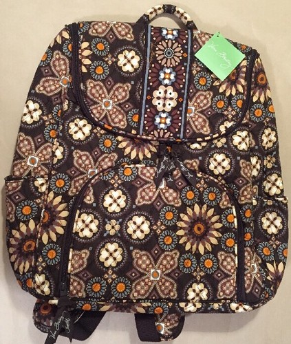 Rare Vera Bradley Double Zip Backpack 
