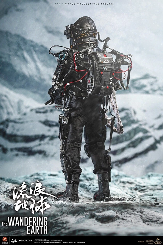 Boneco DAMToys Dam escala 1/6 12" The Wandering Earth Rescue Unit Captain Wong Li - Imagem 2 de 4