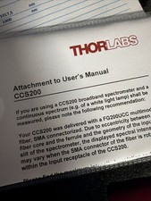 Thorlabs CCS200 Compact Spectrometer  w/ Cables