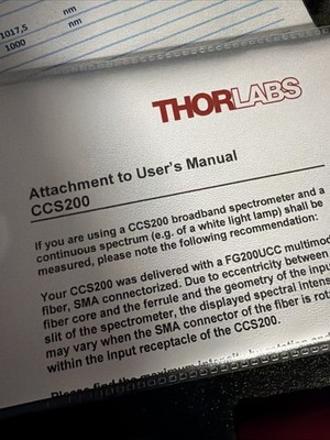 Thorlabs CCS200 Compact Spectrometer  w/ Cables