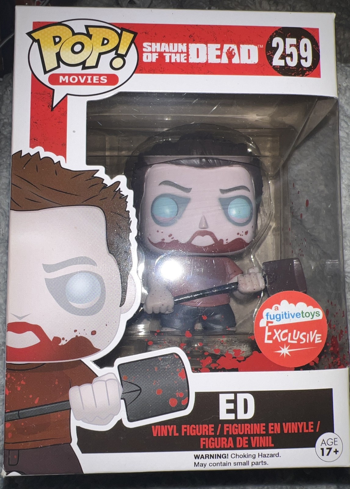 Funko Pop Shaun of the Dead Zombie Ed #259 Fugitive Toys Exc