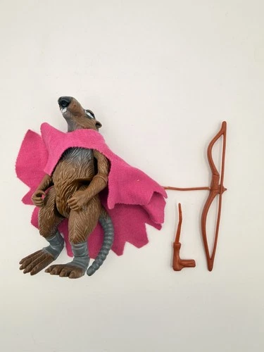 Master Splinter Figure w/ Accessories - TMNT Teenage Mutant Ninja Turtles 1988