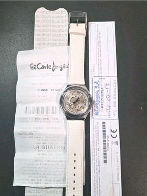 YAS112G Automatik Swatch, Onkel Charly Original Gehäuse, Garantie und Rechnung