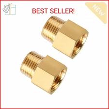 Brass Pipe Fittings, SUNGATOR 1/2 Inch Male x 1/2 Inch Female Pipe Fitting Adapt