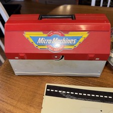 Vintage Micro Machines 1988 Super City Toolbox Playset Galoob About 75 Complete
