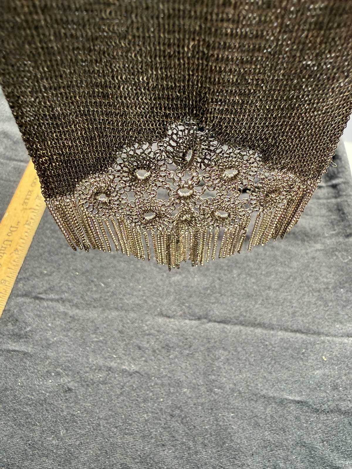 Antique GJS Alpacca Mesh Purse Made In Germany - image 21