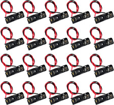 20Pcs A23 Battery Holder 23A Battery Holder with Leads 12V Battery Holder Spring