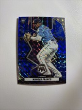WANDER FRANCO 2022 Panini Mosaic ⚾️ Blue Camo Prizm RC Parallel #244👀🔥 ROOKIE