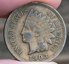 1903 INDIAN HEAD Cent - VERY NICE - FULL LIBERTY - 2 DIAMONDS - (HIGH GRADE) L63