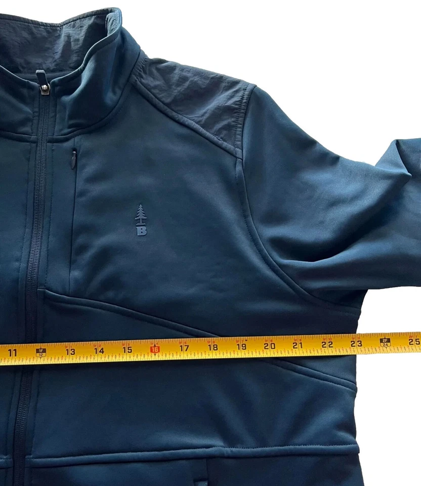 BASS OUTDOOR Women’s XL Blue Fleece Lined Warm Full Zip Jacket Long Sleeve NWT - Image 4 of 4