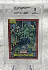 2024 Topps Chrome Marvel Abomination #48 BGS 9 /5 Red Wave Refractor FIRST PRINT