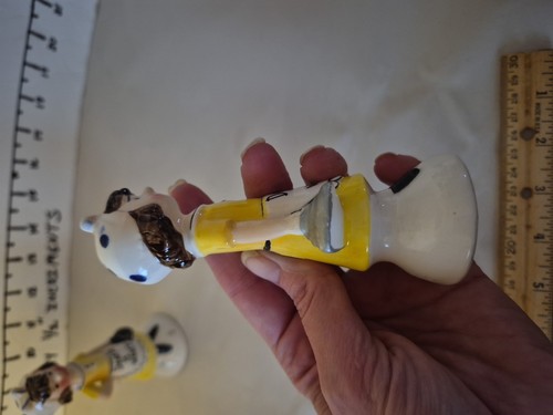 Vintage Dearie is Weary Salt and Pepper Shakers 1950’s Enesco Japan EUC Retro - Picture 8 of 14