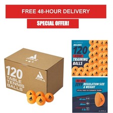 JOOLA Training 3 Star Table Tennis Balls - 40 mm Regulation Ping Pong Balls