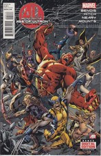 Copertina Age of Ultron n.5 fumetto Marvel 2013 seconda stampa variante