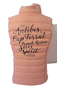 SOCCX  Spirit ° Daunenweste Gr. XS / 34 rosa Teenager Damen Kleidung Stepp-Weste
