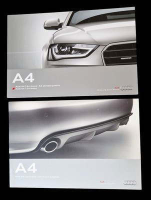 AUDI A4 S4 Limousine Avant B8 Prospekt Brochure plus Zubehör 2012 20