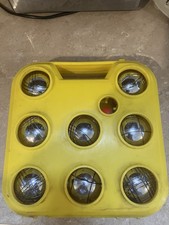 Obut Boules Set of 8 Chrome Petanque with a Jack Made In France Rust Spots