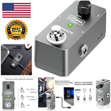 Sleek Guitar Looper with Unlimited Overdubs - Perfect for Creative Musicians