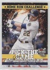 2022 Topps Series 2 Home Run Challenge Code Card Christian Yelich #HRC-8 6ks