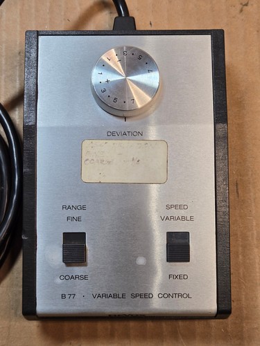 Revox STUDER B77 Variable Speed Control Unit  - Untested