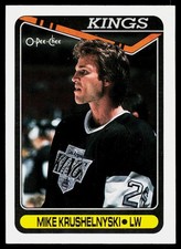 1990-91 O-Pee-Chee Mike Krushelnyski #167 Los Angeles Kings
