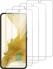 (4-Pack)Clear Tempered Glass Screen for Samsung Galaxy S22 5G, Scratch Resistant