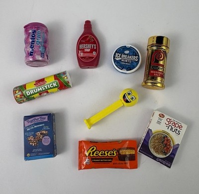 Zuru Mini Brands Food Lot of 9 Minis No Duplicates Hershey's Mentos Lawrys +